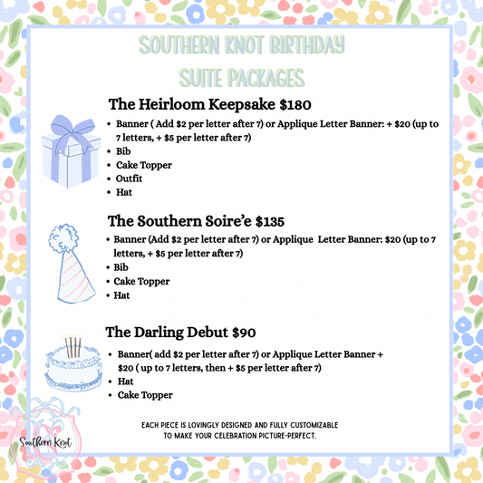 Birthday Suite Bundle