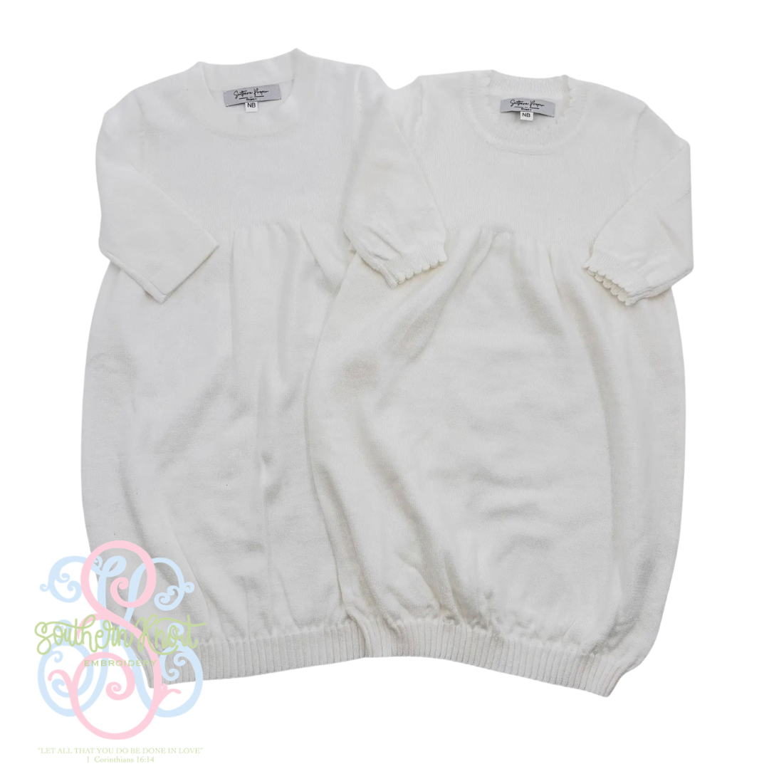 BABY KNIT GOWN
