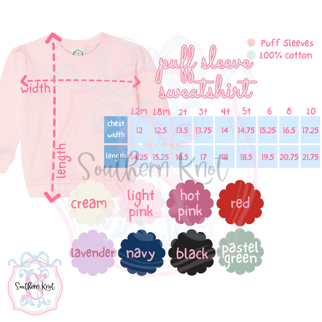 SANTA EMBROIDERY SWEATSHIRT OR BUBBLE ROMPER