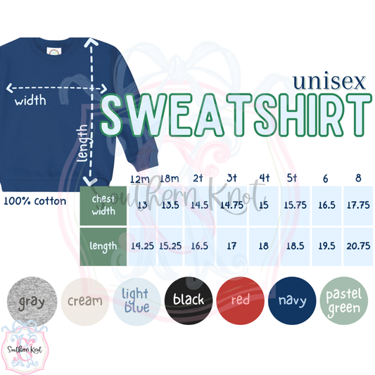 SANTA EMBROIDERY SWEATSHIRT OR BUBBLE ROMPER