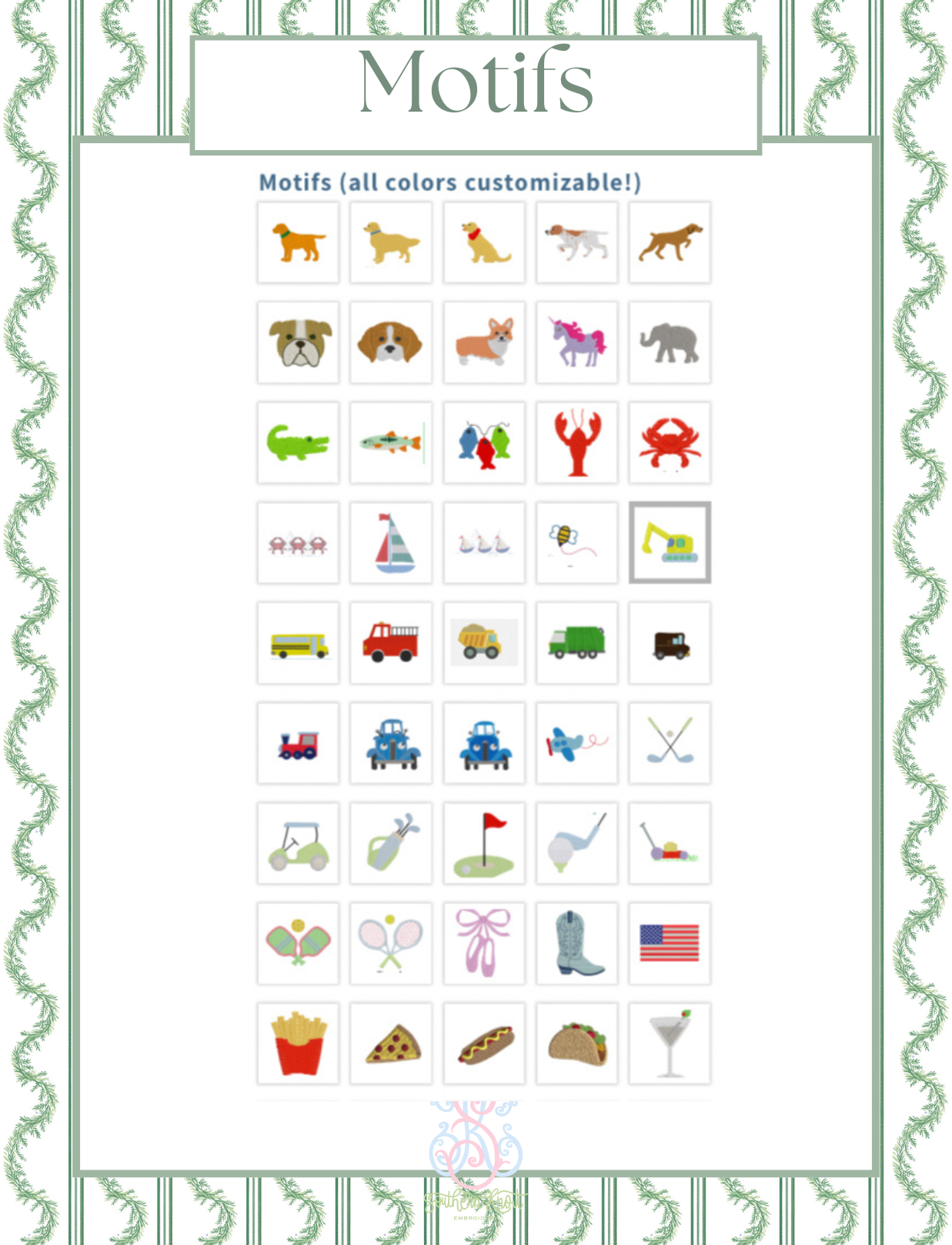 EMBROIDERY FONT, THREAD & FABRIC ALBUM