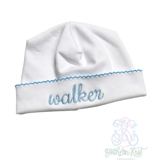 PICOT TRIM BABY HAT