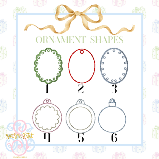 Personalized Heirloom Ornament — Embroidered Keepsake for the Holidays