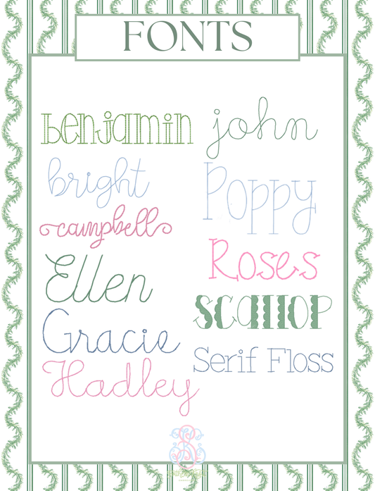 EMBROIDERY FONT, THREAD & FABRIC ALBUM