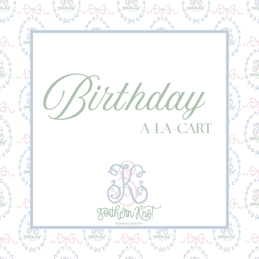 Birthday A-La-Cart