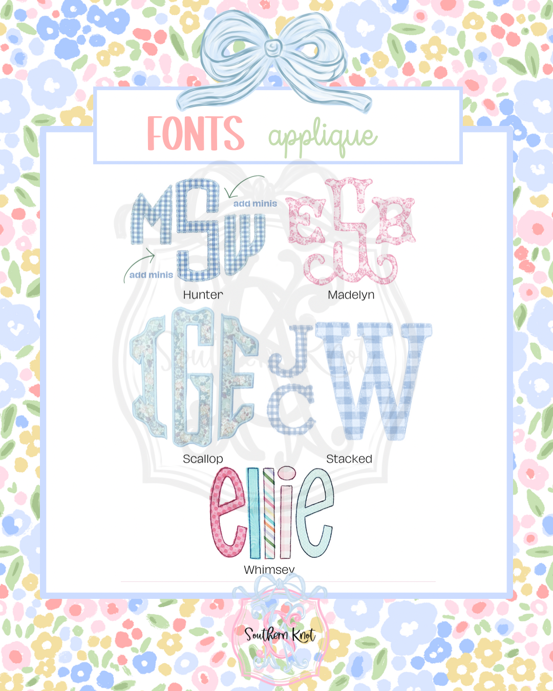EMBROIDERY FONT ALBUM