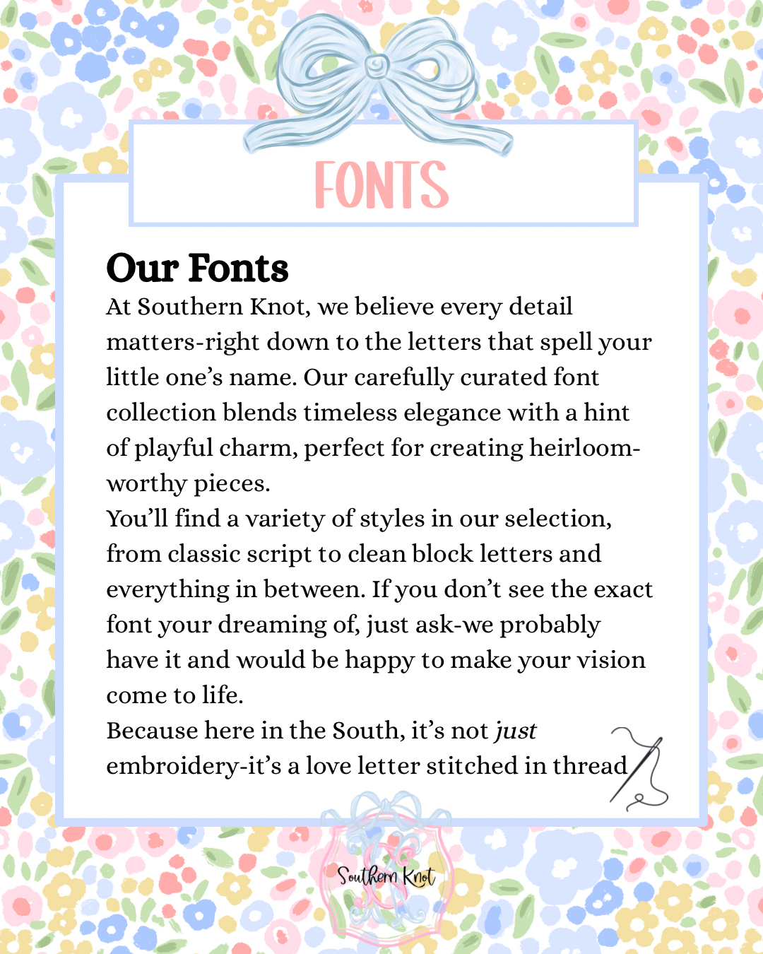 EMBROIDERY FONT ALBUM