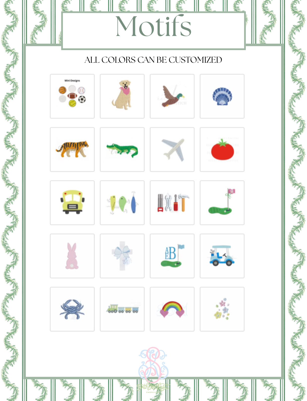 EMBROIDERY FONT, THREAD & FABRIC ALBUM