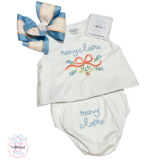 Grand Bow Vintage Bloomer Set