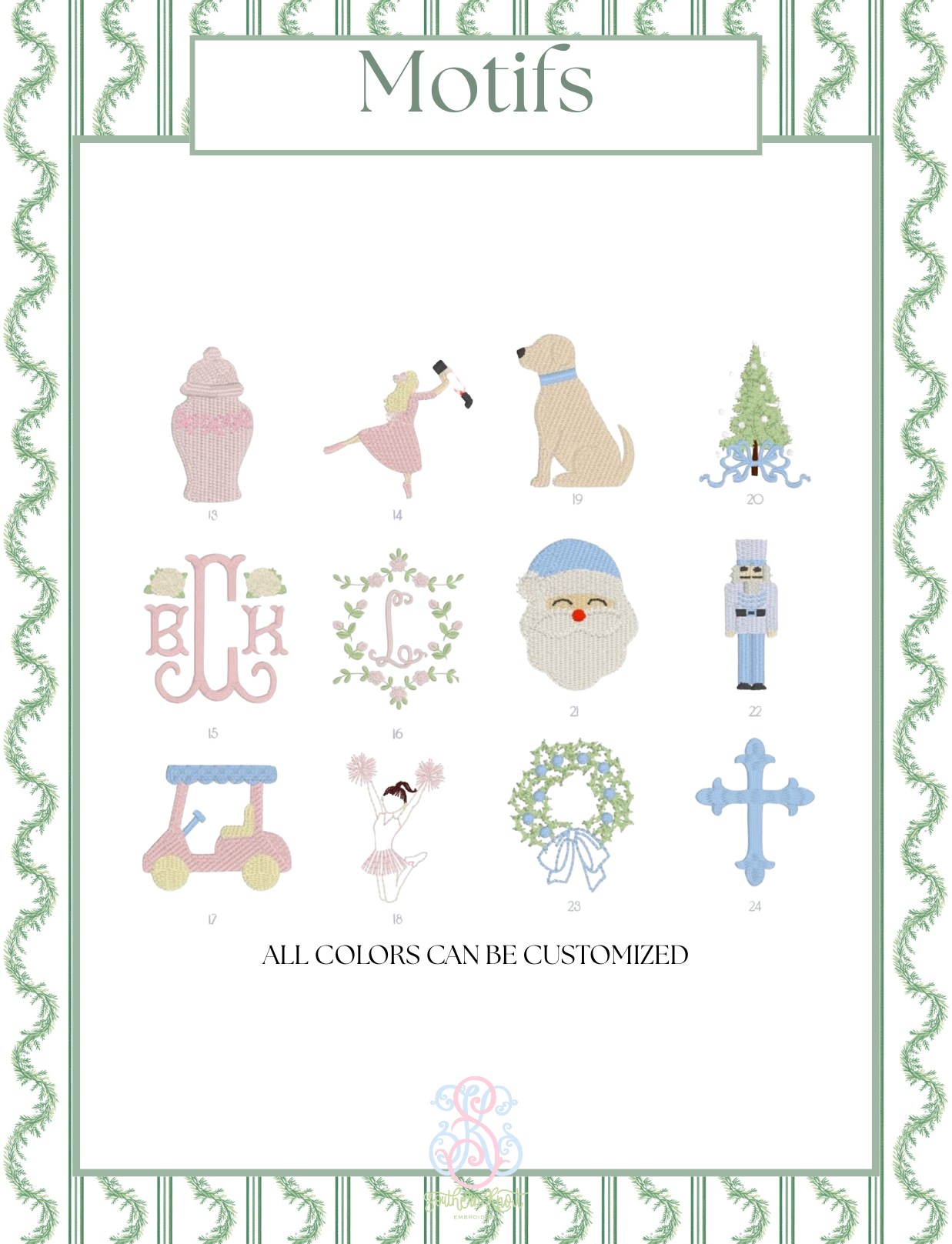 EMBROIDERY FONT, THREAD & FABRIC ALBUM