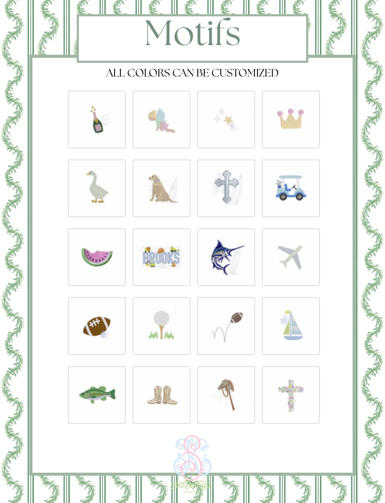 EMBROIDERY FONT, THREAD & FABRIC ALBUM