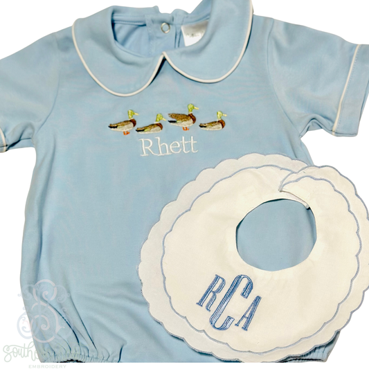 Scalloped Heirloom Bib