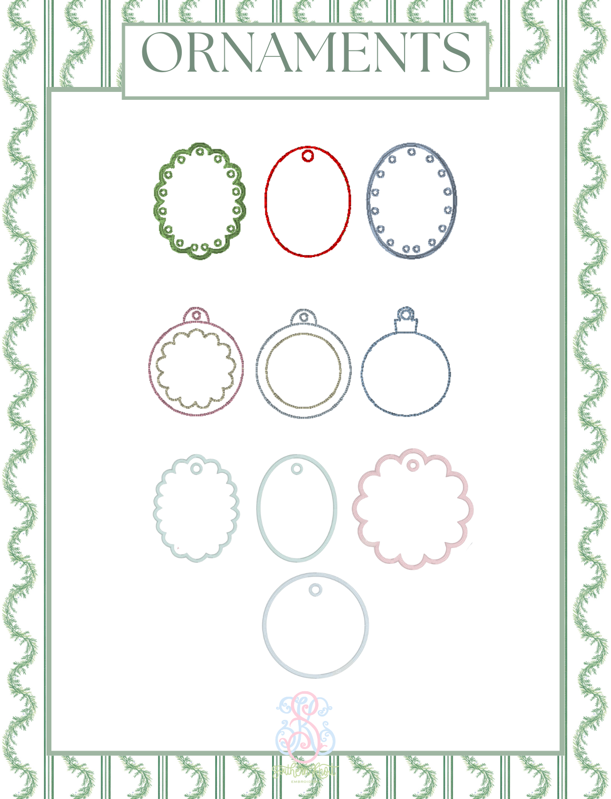 EMBROIDERY FONT, THREAD & FABRIC ALBUM