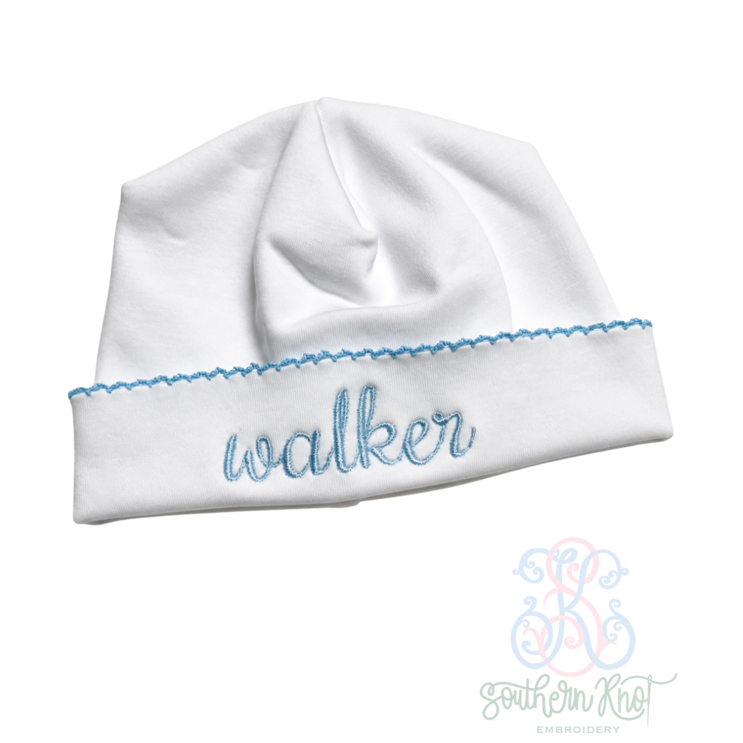PICOT TRIM BABY HAT