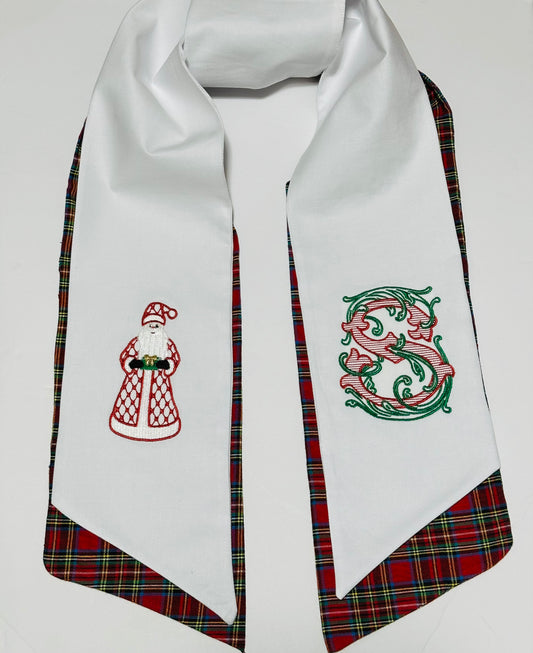 Christmas Wreath Sash