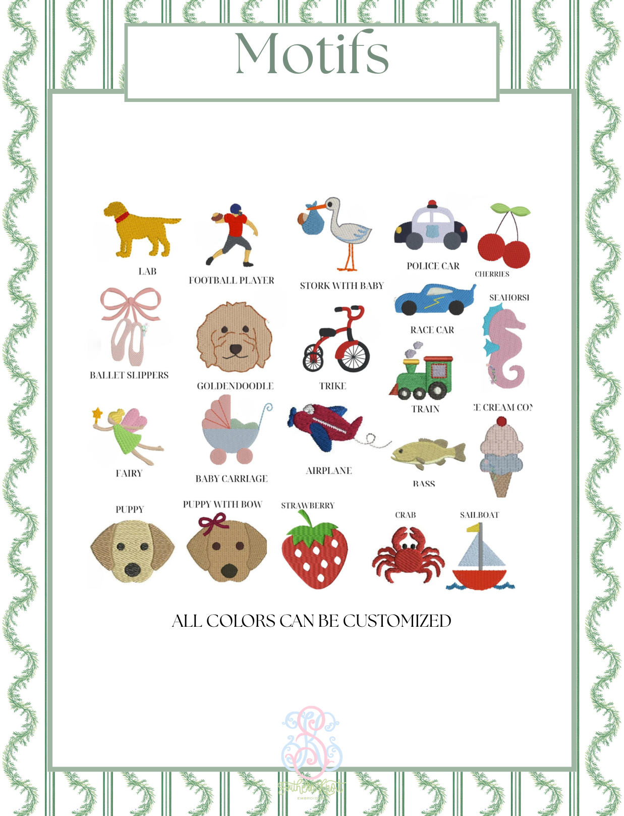 EMBROIDERY FONT, THREAD & FABRIC ALBUM