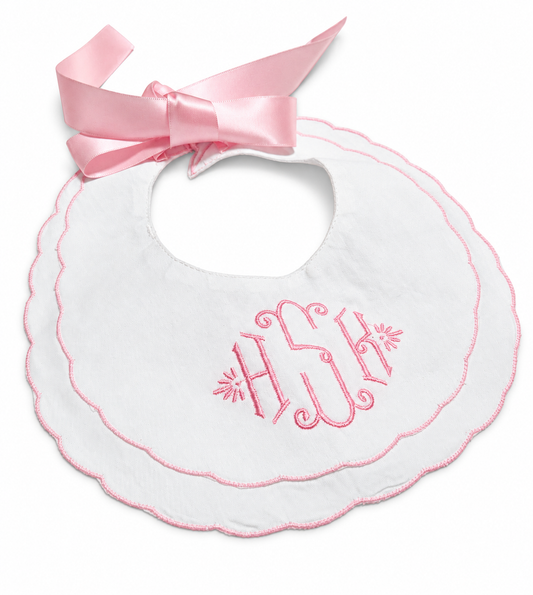 Scalloped Heirloom Bib