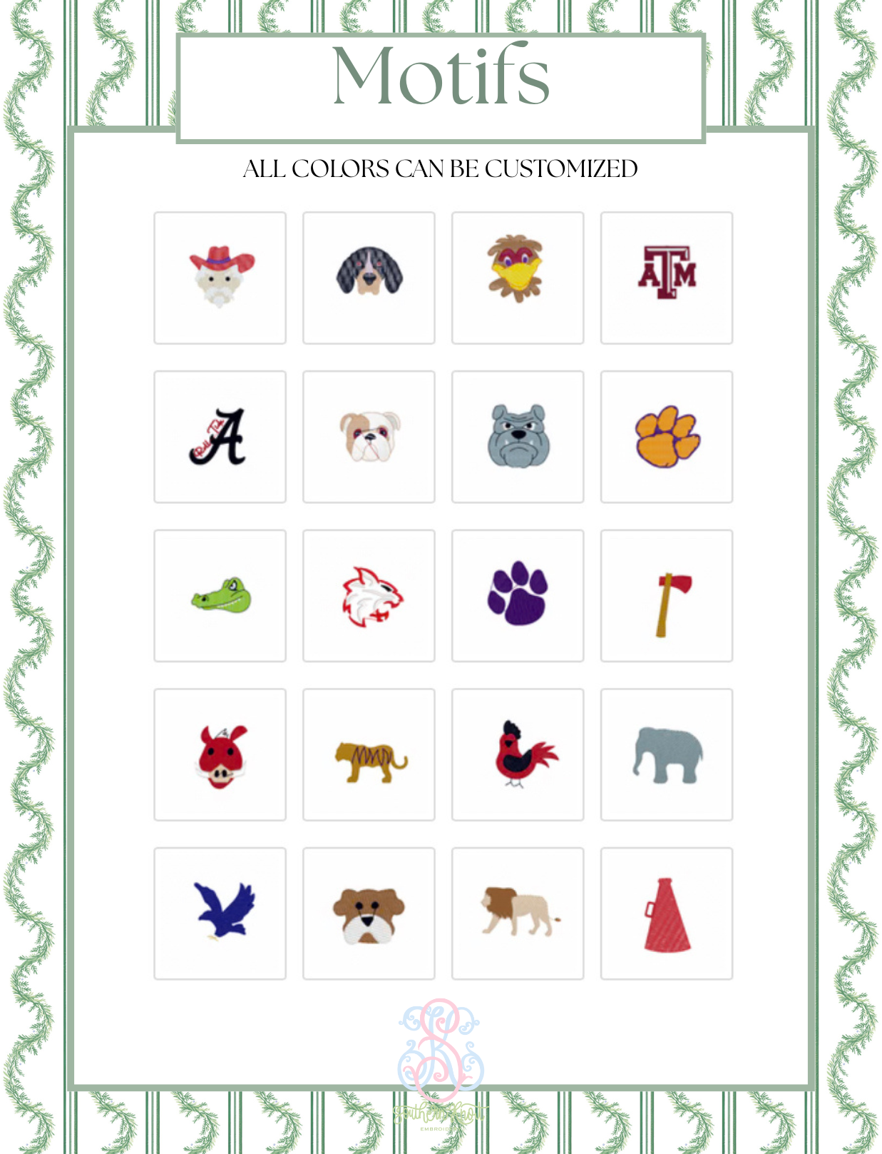 EMBROIDERY FONT, THREAD & FABRIC ALBUM