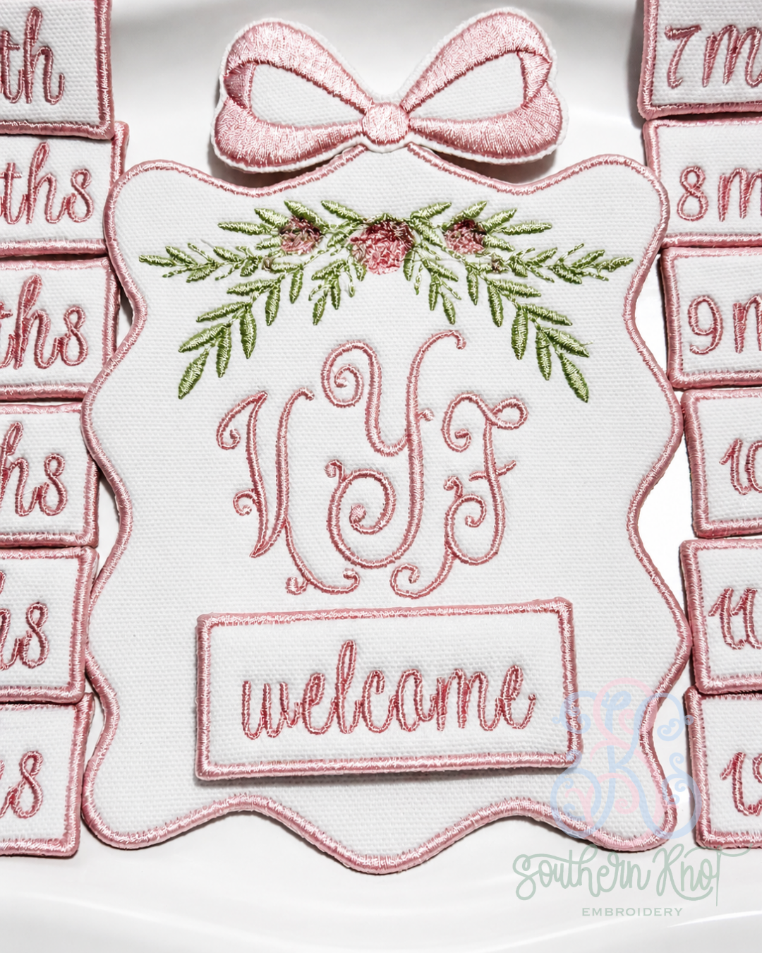 Milestone Card with Interchangeable Months