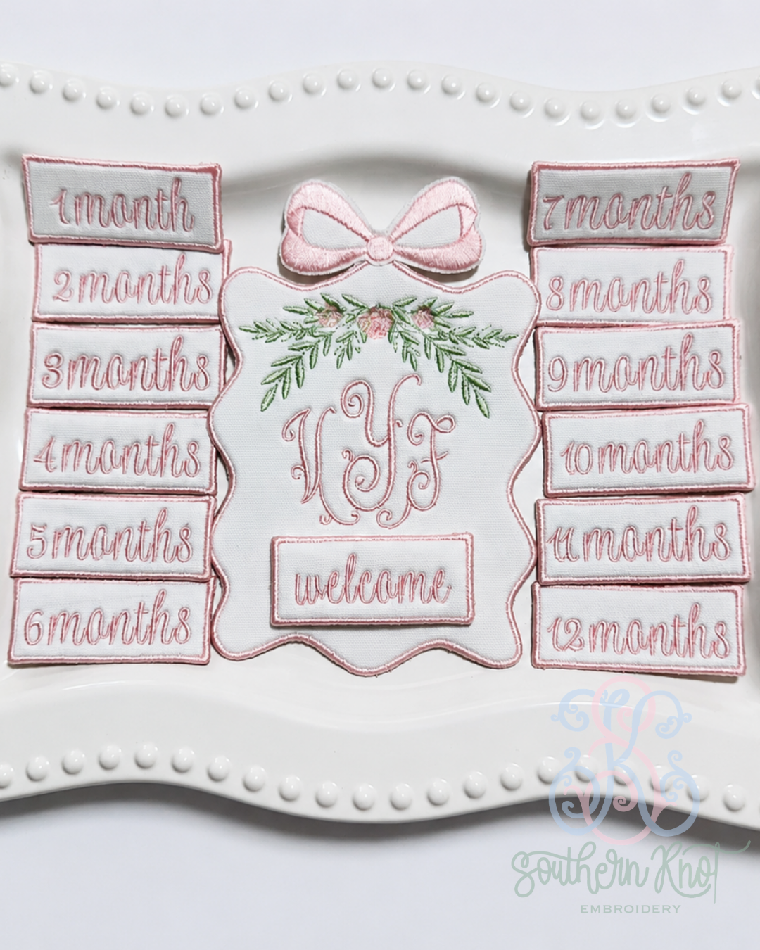 Milestone Card with Interchangeable Months