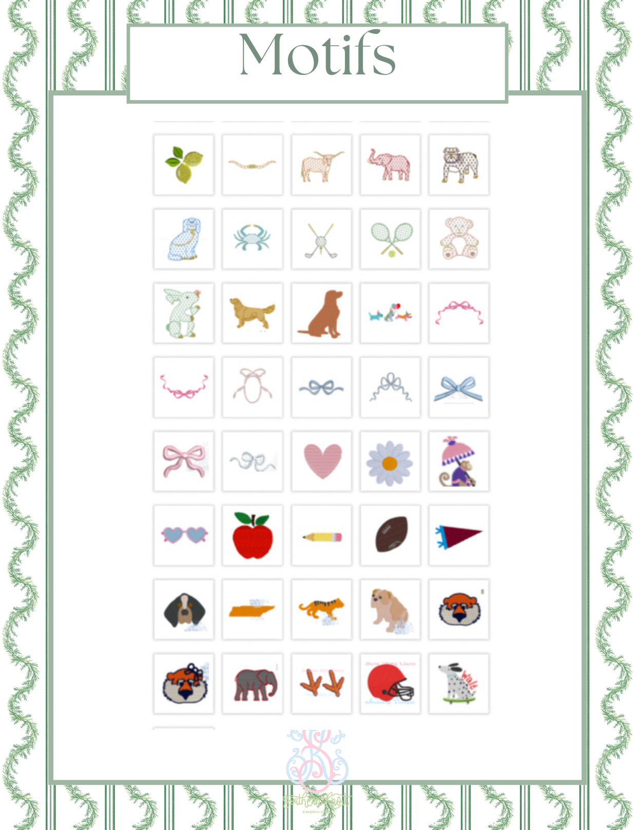 EMBROIDERY FONT, THREAD & FABRIC ALBUM