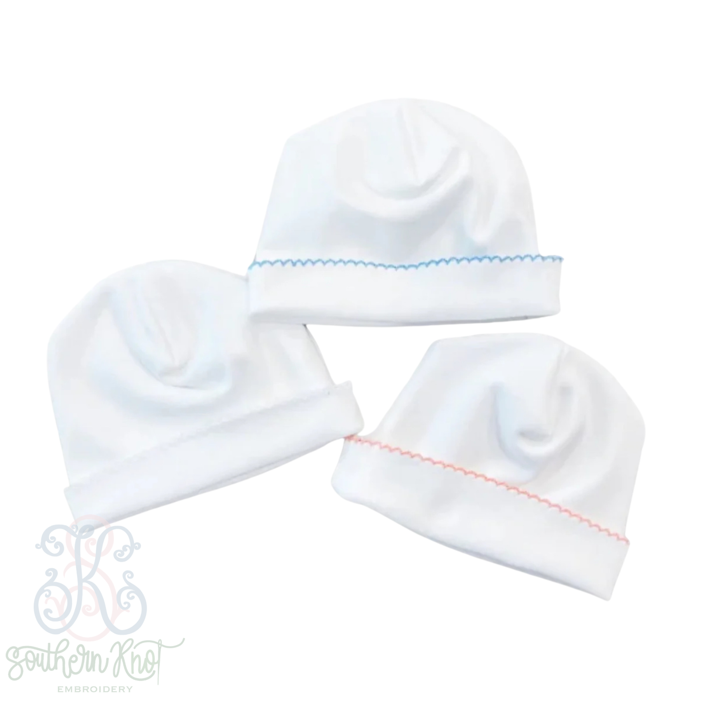 PICOT TRIM BABY HAT