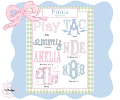 EMBROIDERY FONT ALBUM