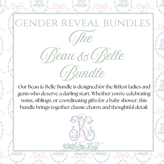 GENDER REVEAL - THE BEAU & BELLE COLLECTION