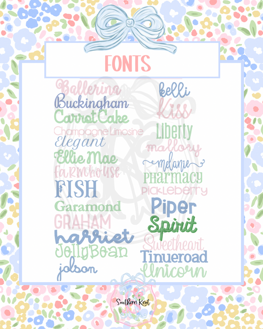 EMBROIDERY FONT ALBUM