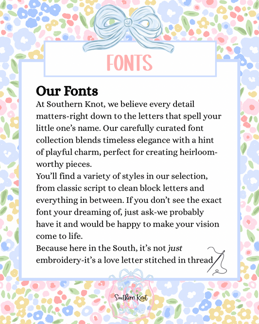 EMBROIDERY FONT ALBUM